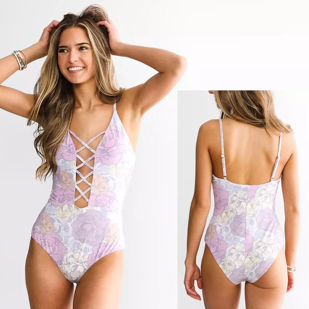 NWT New Dippin' Daisy's Bliss Floral Swimsuit Size S